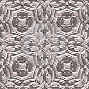 Rosegold Seamless Repeating Pattern Tile