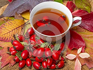 Rosehip tea photo