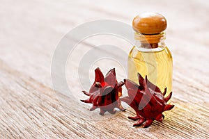 Roselle oil and fresh Roselle flower