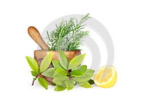 Rosemary and Bay Leaf Herbs