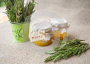 Rosemary honey