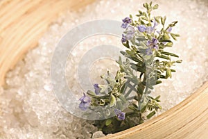 Rosemary salt. aroma bath