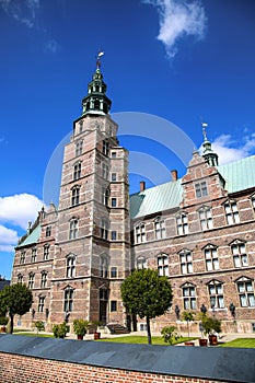 Rosenborg Castle, build by King Christian IV in Copenhagen, Denmark