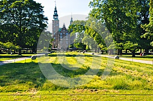 Rosenborg Castle in Copenhagen, Denmark.