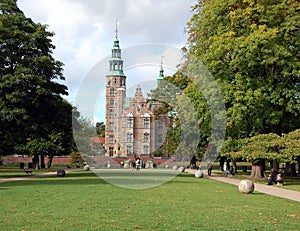 Rosenborg Castle in Copenhagen, Denmark