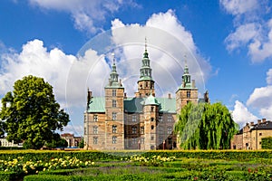 Rosenborg Castle in Copenhagen, Denmark