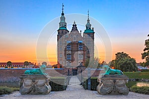 Rosenborg Castle in Copenhagen, Denmark photo