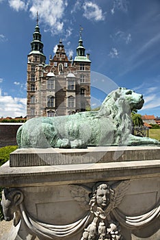 Rosenborg Castle and park in central Copenhagen