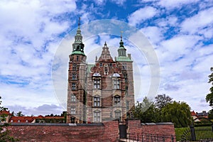 Rosenborg Palace in Copenhagen, Denmark. Castle of the Danish monarchs.