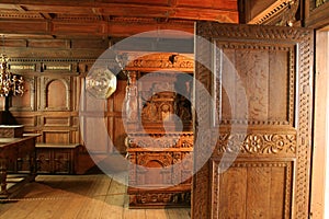 Rosenborg Castle Interior in Copenhagen, Denmark