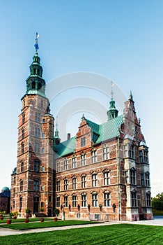 Rosenborg Slot castle in the Danish capital Copenhagen.