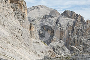 Rosengarten Catinaccio mountain range Dolomites, south tyrol, Italy
