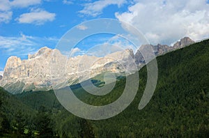 Rosengarten in Dolomites Italy