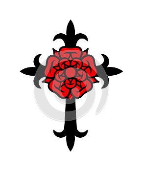 Rosenkreuz (Cross with Rose)