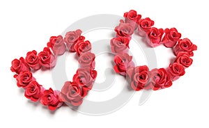Roses Love Hearts