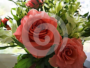 Roses and other flowers in a Mother\'s Day Bouquet is a dreamy gift