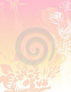 Roses Paper Background