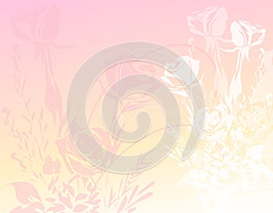 Roses Paper Background 3