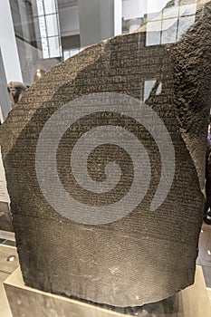 The Rosetta Stone in the British Museum