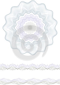 Rosette and border photo