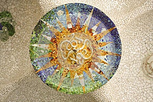 Rosette of GaudÃÂ­. Barcelona photo