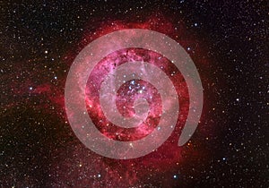 Rosette Nebula in constellation Monoceros
