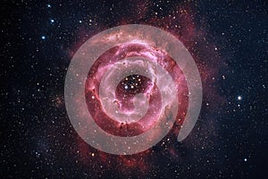 Rosette Nebula: A Cosmic Rose in the Night Sky