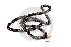 Rosewood rosary beads