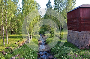 Rosfors ironworks in Norrbotten