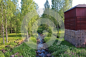 Rosfors ironworks in Norrbotten photo