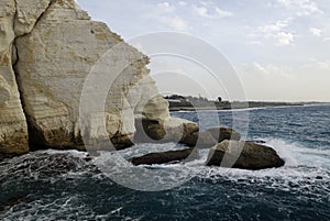 Rosh HaNikra in Israel near the Lebanon border