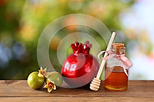 Rosh hashanah (jewesh holiday) concept