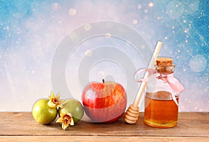 Rosh hashanah (jewesh holiday) concept