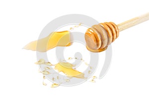 Rosh hashanah (jewesh holiday) concept - top view of honey steack on white. traditional holiday symbols.