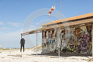 Rosignano white beach - Italy, Toscany