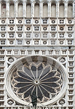 Rosone. Cathedral of Monza.