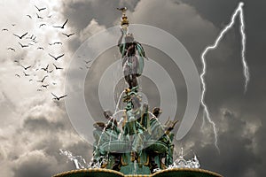 Ross Fountain West Princes Street Gardens,Edinburgh