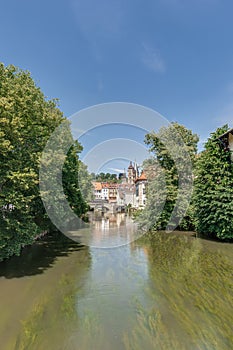 Ross Neckar Canal in Esslingen am Neckar, Germany