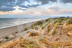 Rossbeigh dunes at sunset