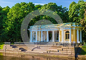 Rossi Pavilion at the Mikhailovsky Garden. St. Petersburg. Russia