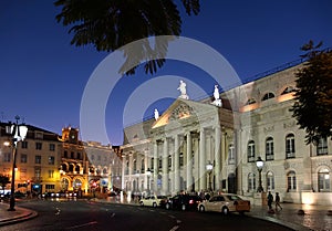 Rossio in Lisbon Portugal