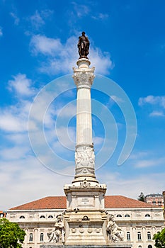 Rossio square in Lisbon