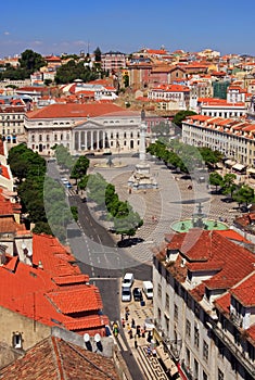 Rossio Square, Lisbon.