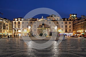 Rossio Square, Lisbon, Portugal