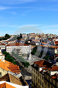 Rossio Square, Lisbon, Portugal