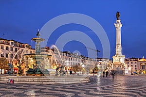 Rossio Square, Lisbon, Portugal