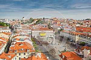 Rossio Square, Lisbon Portugal