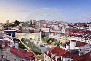 Rossio Square of Lisbon photo