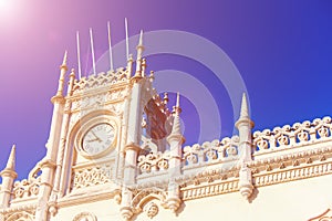 Rossio Station is Neo Manueline building in Lisbon, Portugal.