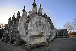 Rosslyn-Chapel, formerly known as the Collegiate Chapel of St Matthew, Roslin, Midlothian, Scotland, UK photo